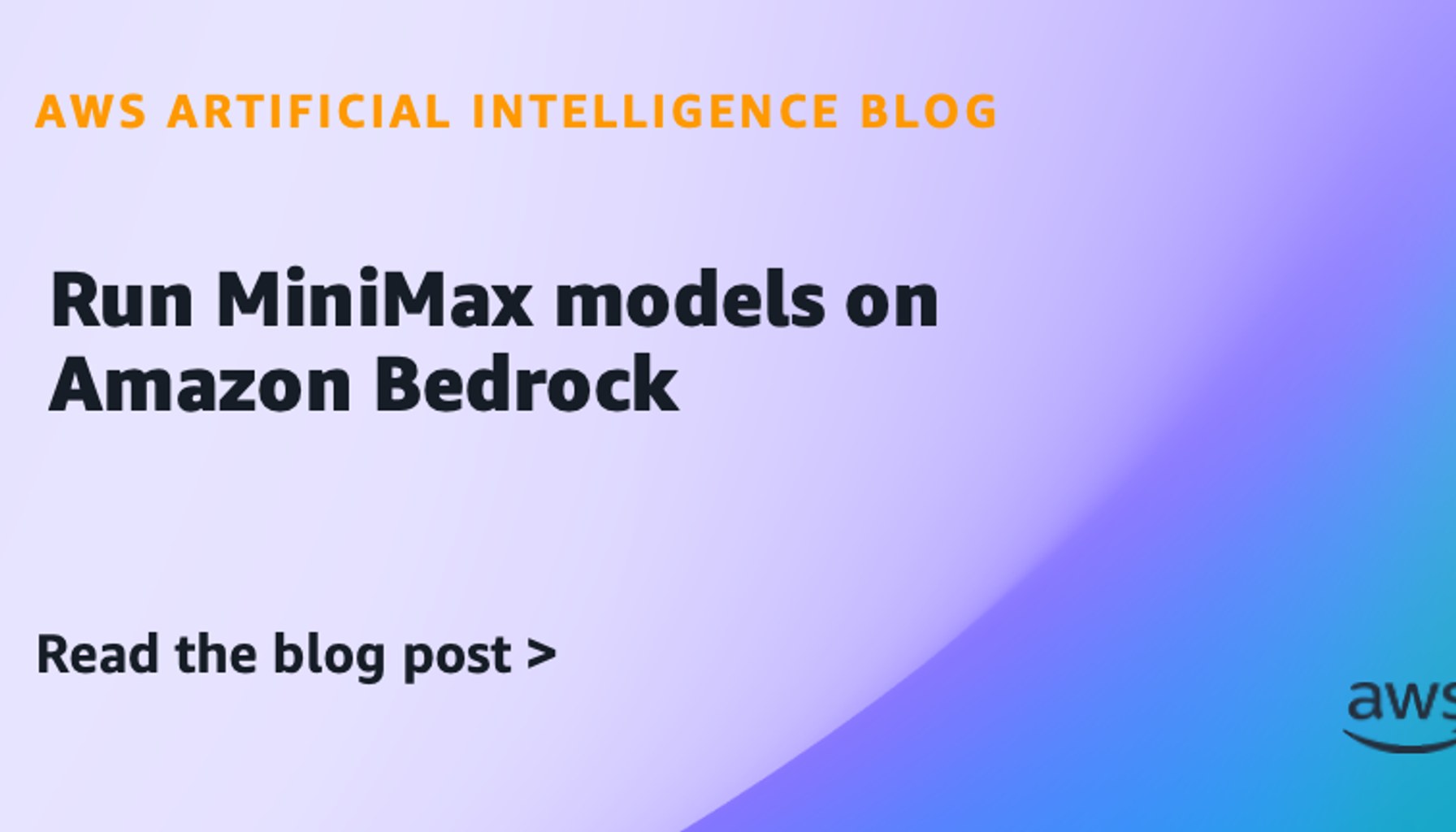 Run MiniMax models on Amazon Bedrock