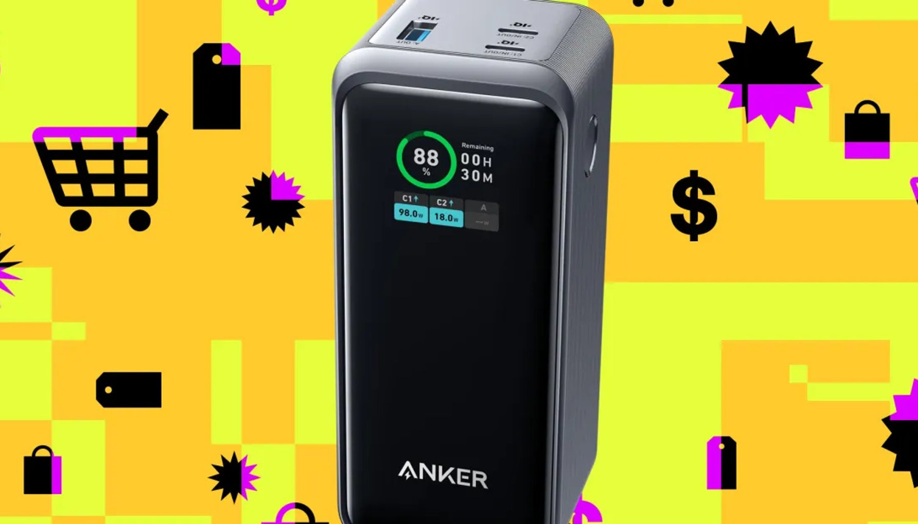Anker’s Prime Power Bank can quickly charge three devices, and it’s down to $80