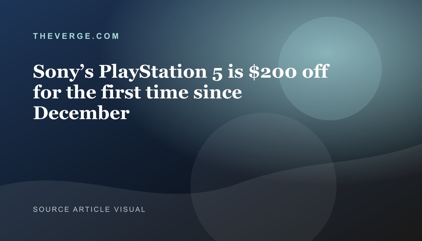 Sony slashes PS5 Digital Edition by $200