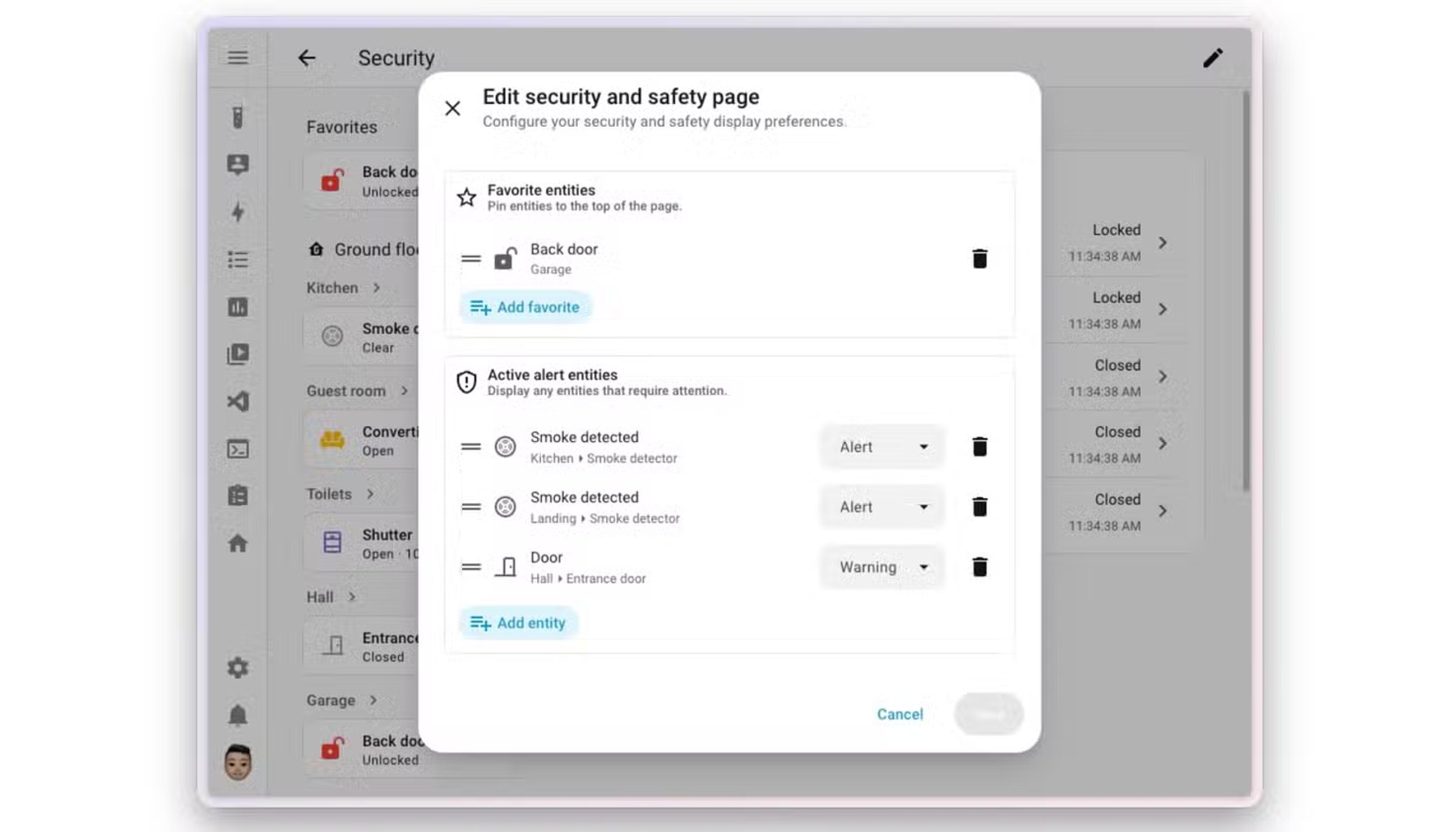 Home Assistant security dashboards has two new additions