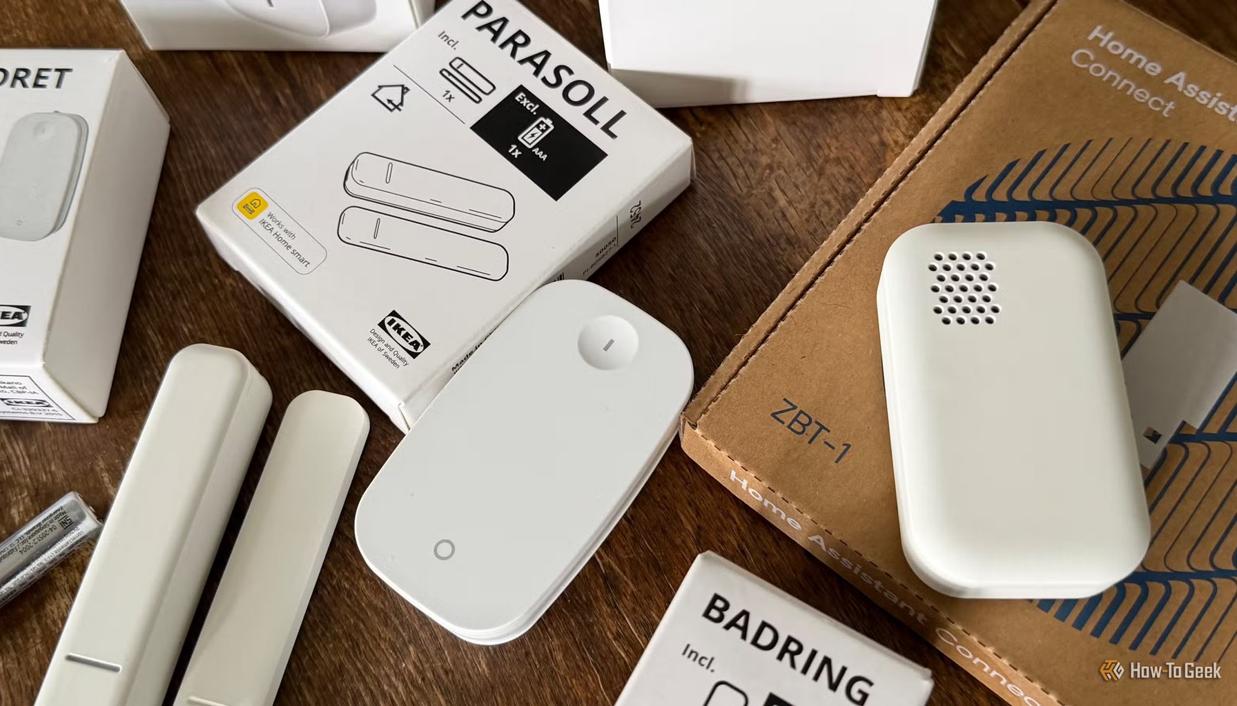 IKEA smart home haul close-up.