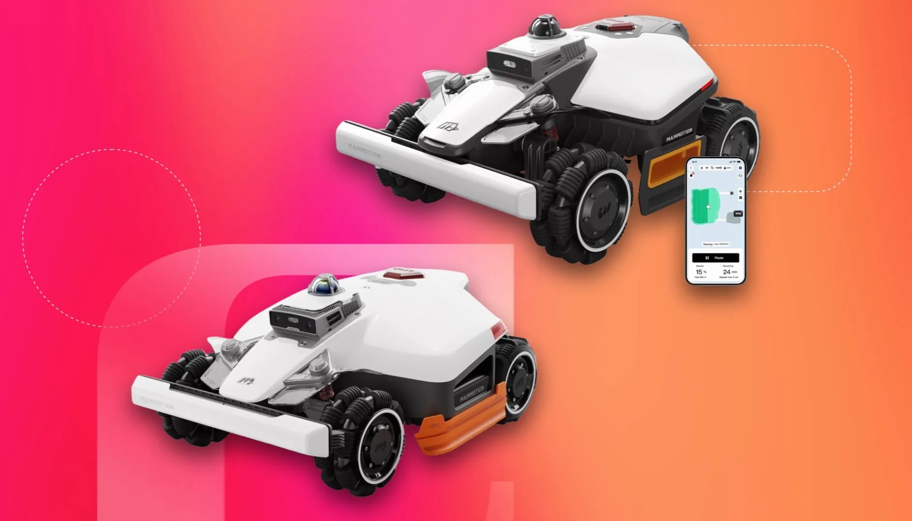 Mammotion Luba 3 3000H and Mini 2 1500H robot lawn mowers
