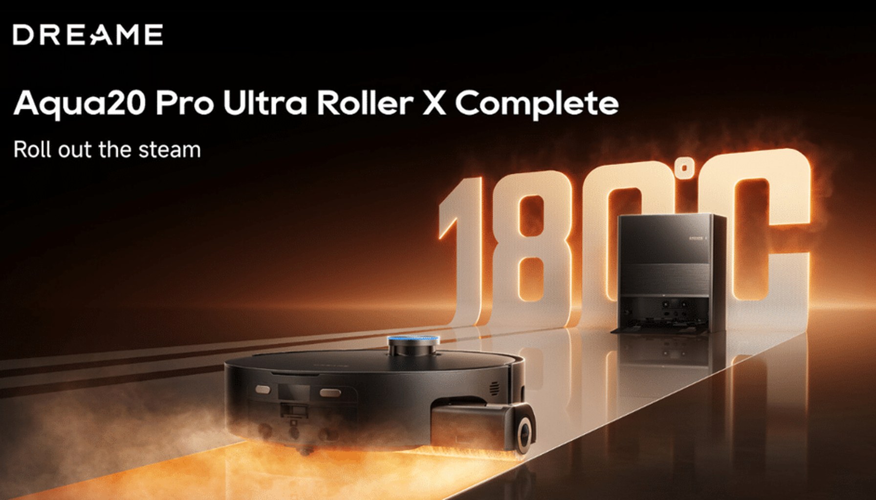 Dreame Aqua20 Pro Ultra Roller X Complete robot vacuum and dock shown at IFA 2026