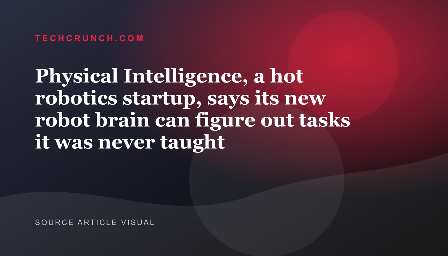 π0.7 robot brain aims for general-purpose tasks