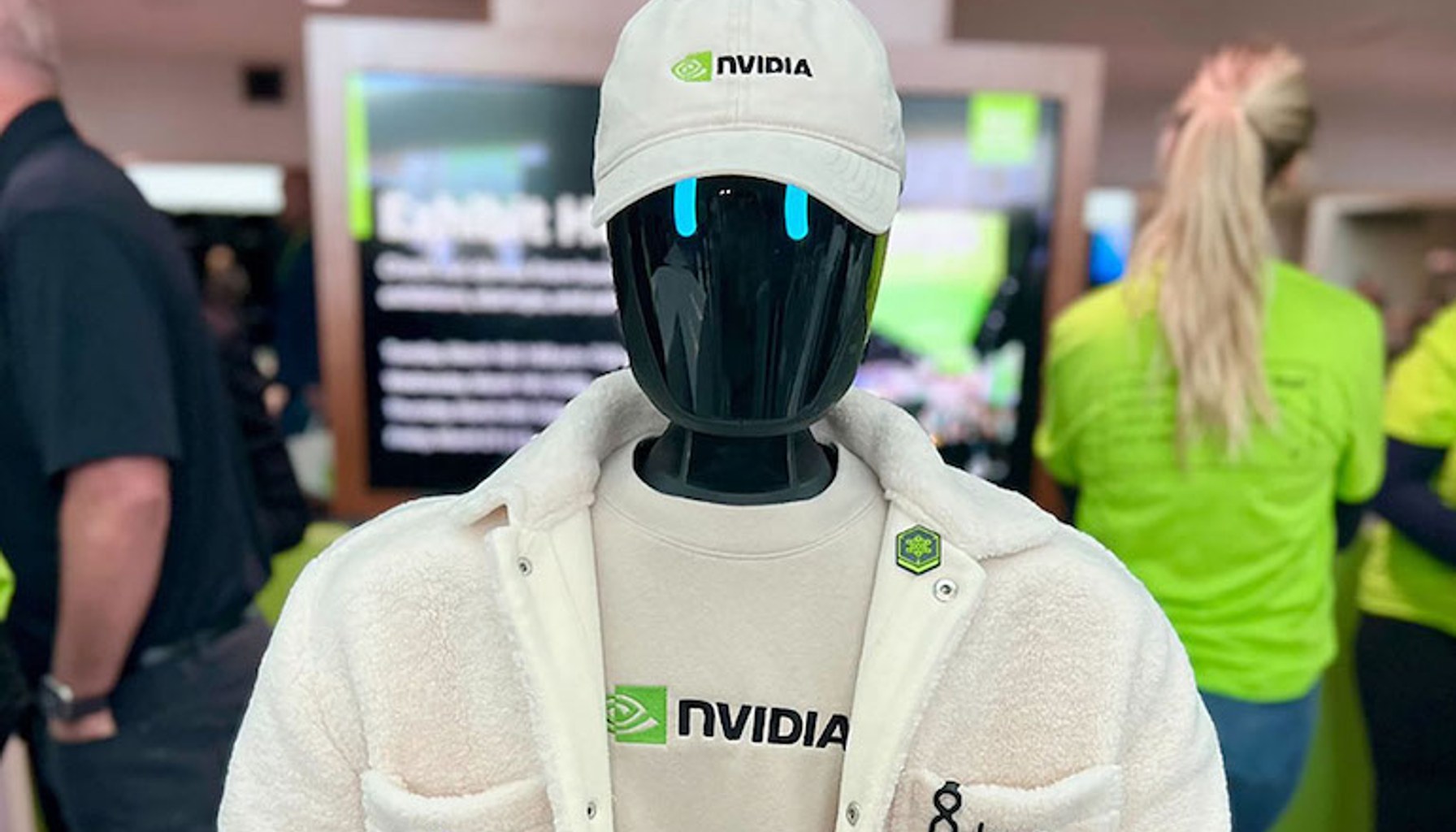 The Nylo service humanoid exhibited at CES 2026, according to IntBot, which is partnering with Certis in Singapore.