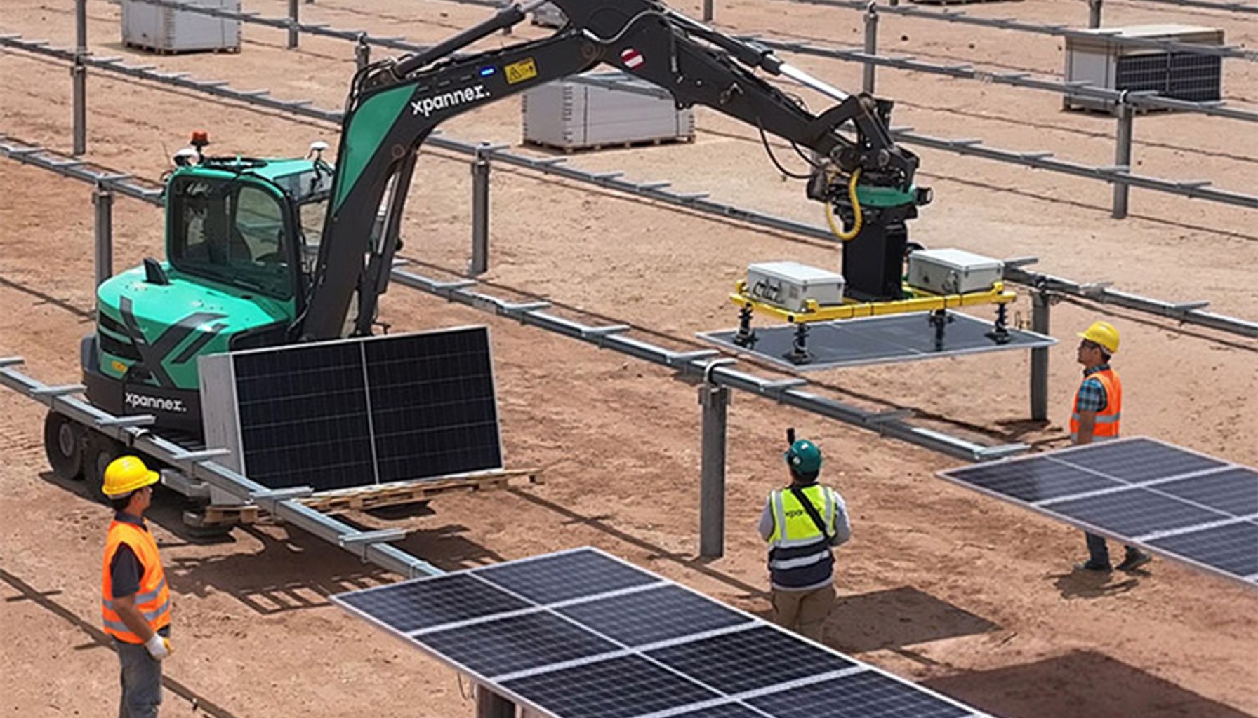 The X1 Panel Lift kit is added to existing equipment for solar panel installation, says Xpanner.