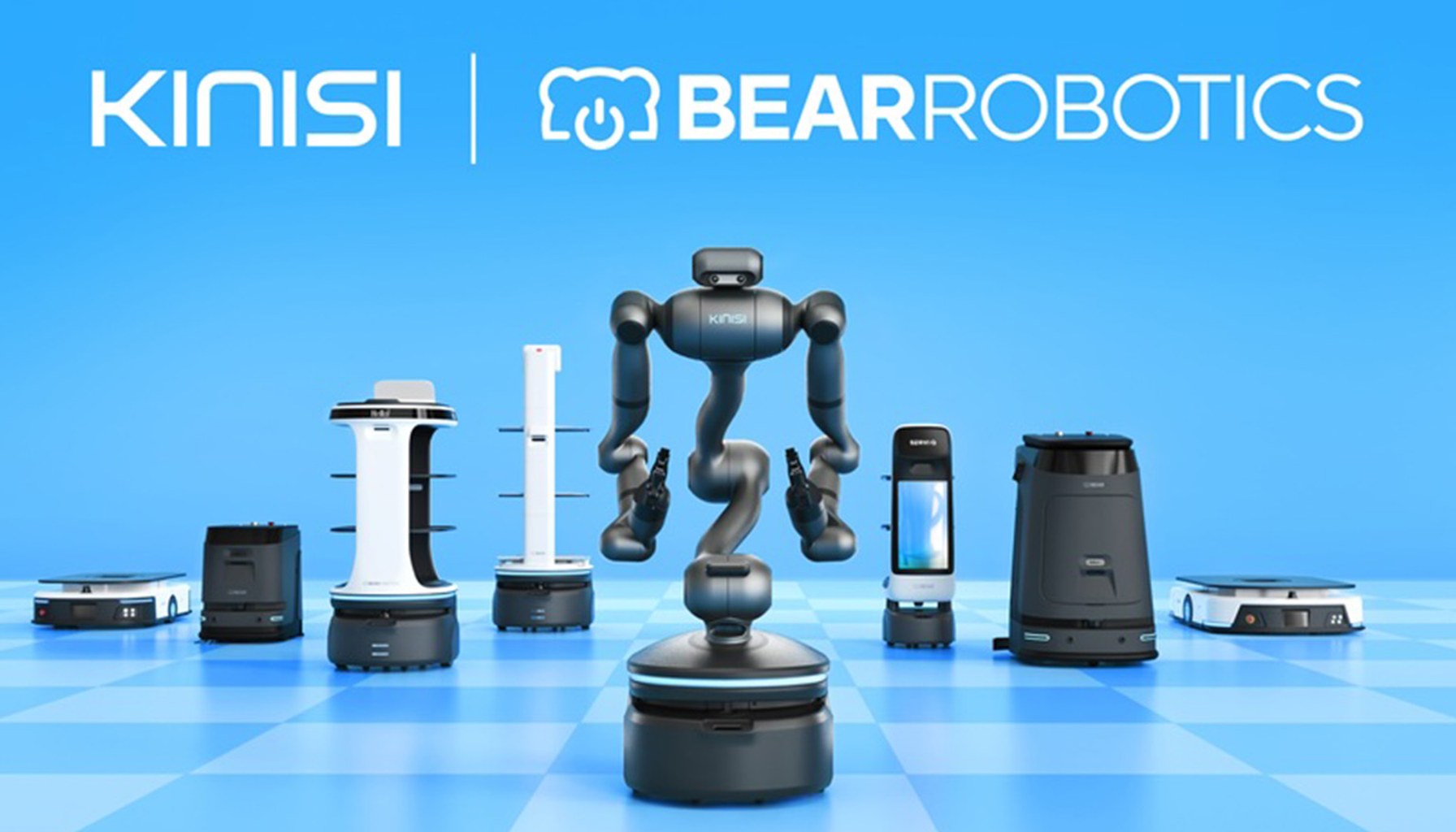 Bear's service robots and Kinisi's mobile manipulator.