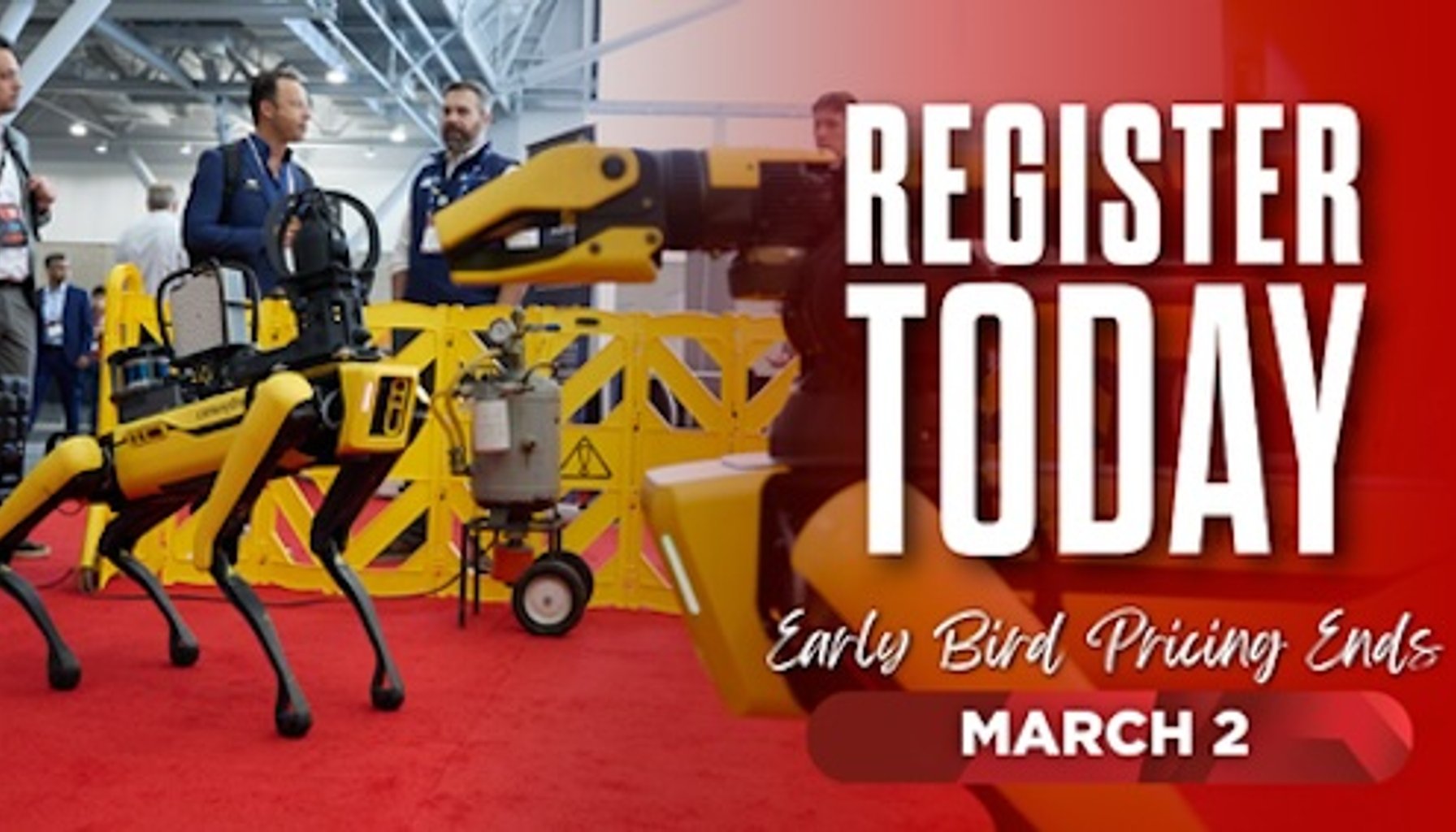 2026 Robotics Summit early bird registration ends March 2