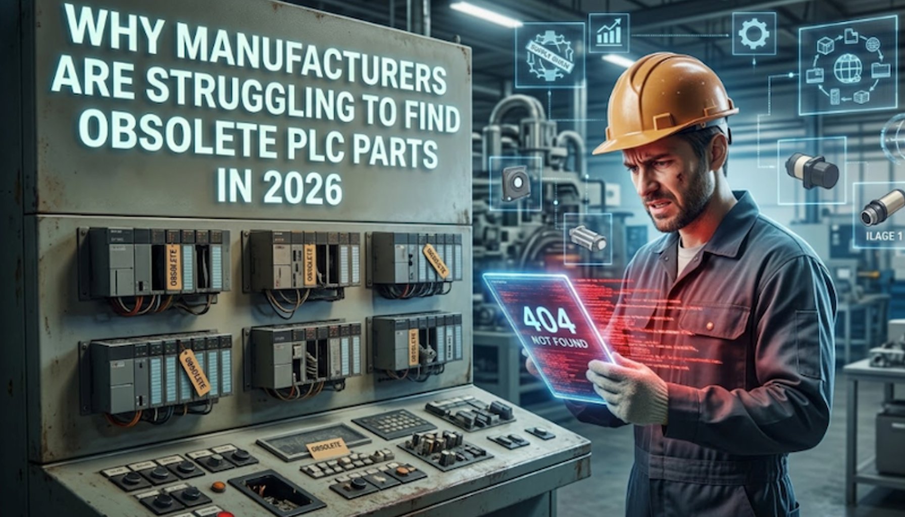 Why Manufacturers Are Struggling to Find Obsolete PLC Parts in 2026