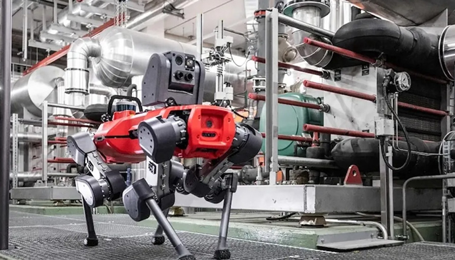 A quadruped inspection robot. GE Vernova has worked with ANYbotics to automate energy asset inspections.