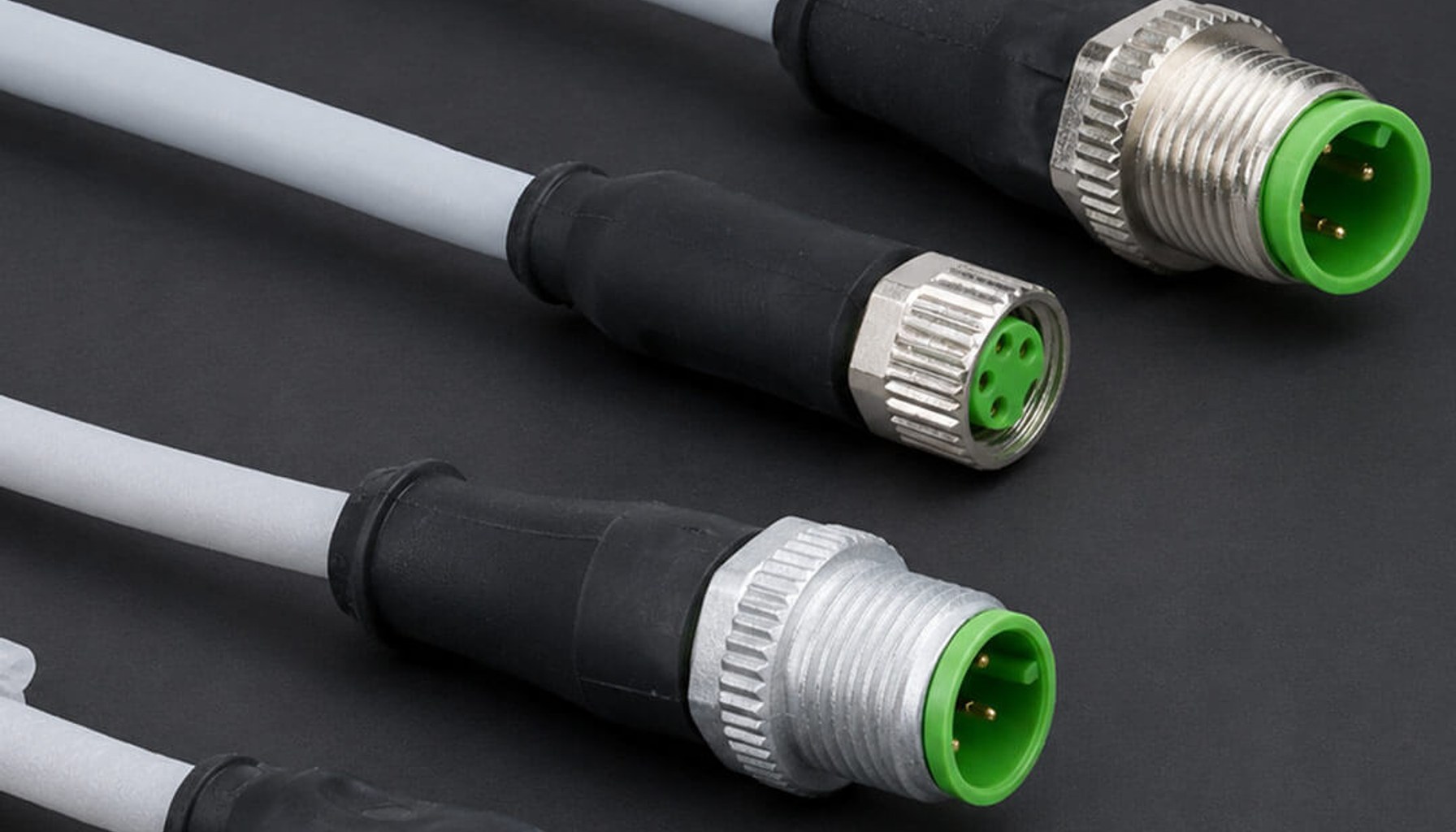 Murrelektronik M8 and M12 A-coded sensor, signal and drag chain cables added by AutomationDirect
