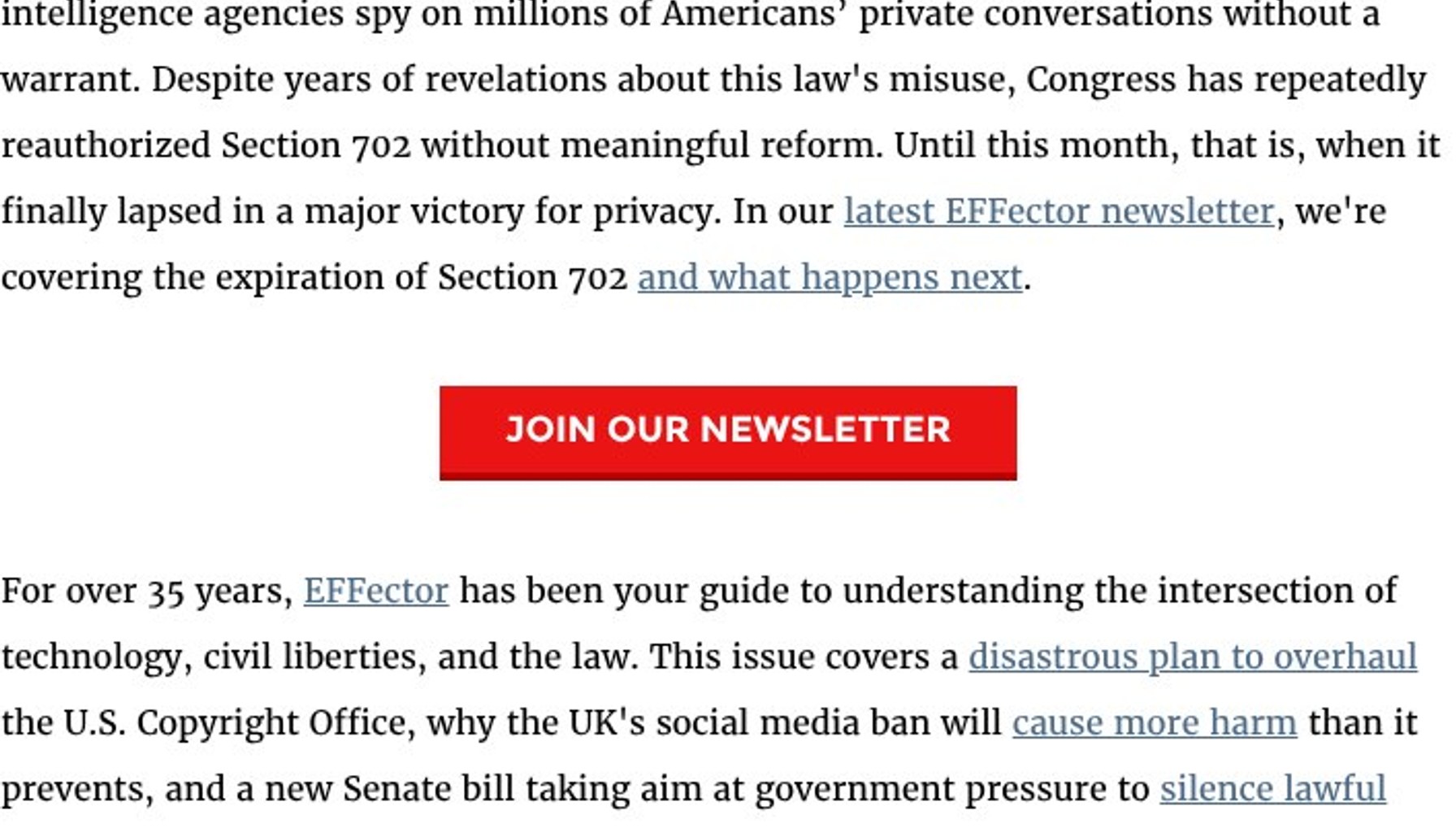 Section 702 Expiration Reshapes Domestic Surveillance