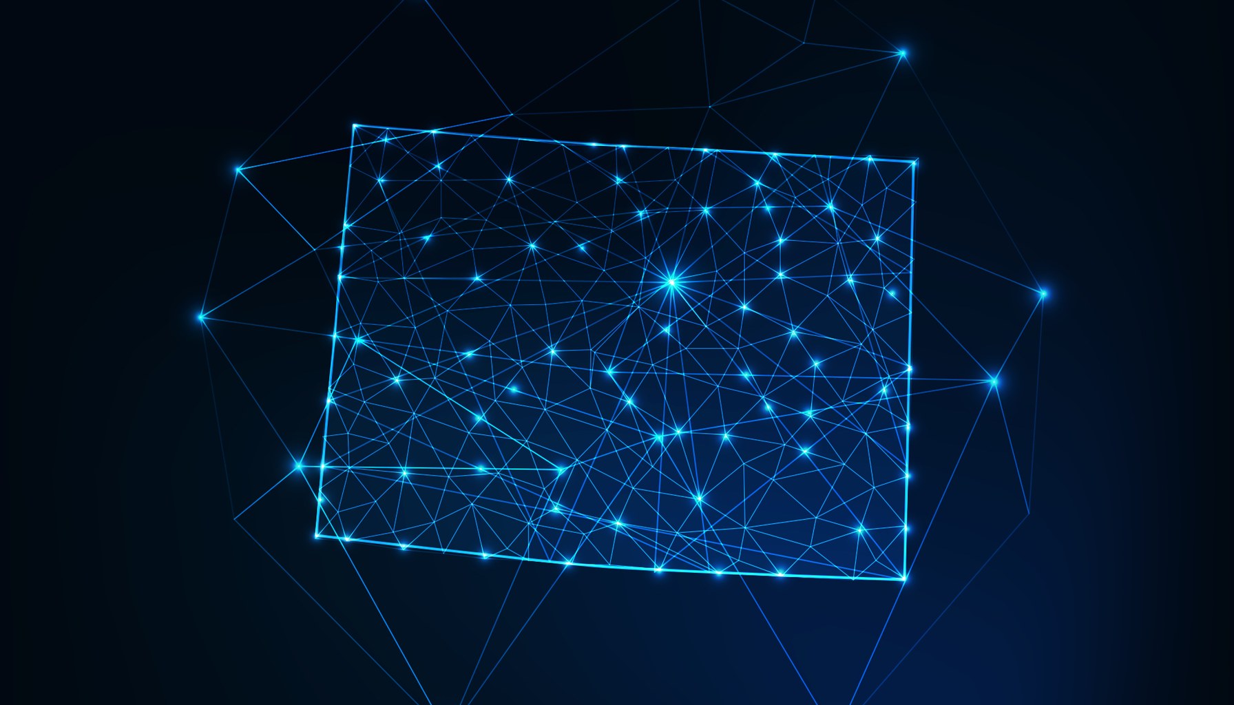 colorado,state,usa,map,glowing,silhouette,outline,made,of,stars