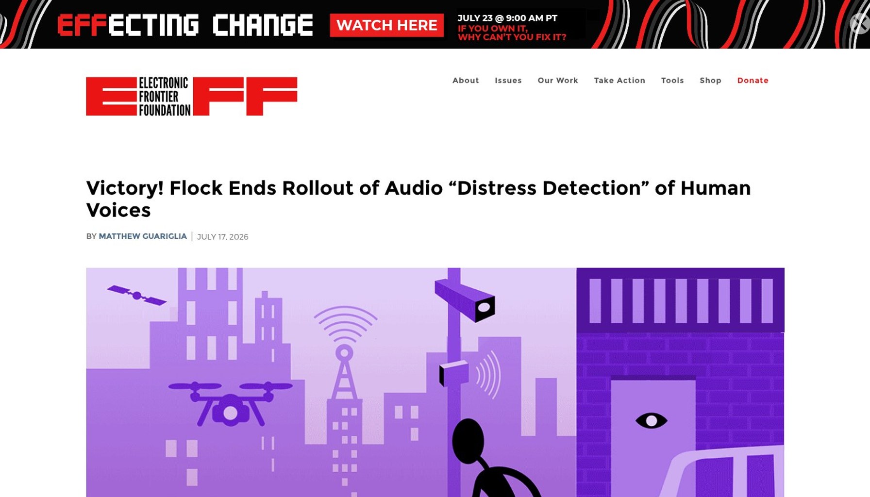 Flock Safety ends “Distress Detection” pilot for acoustic surveillance devices