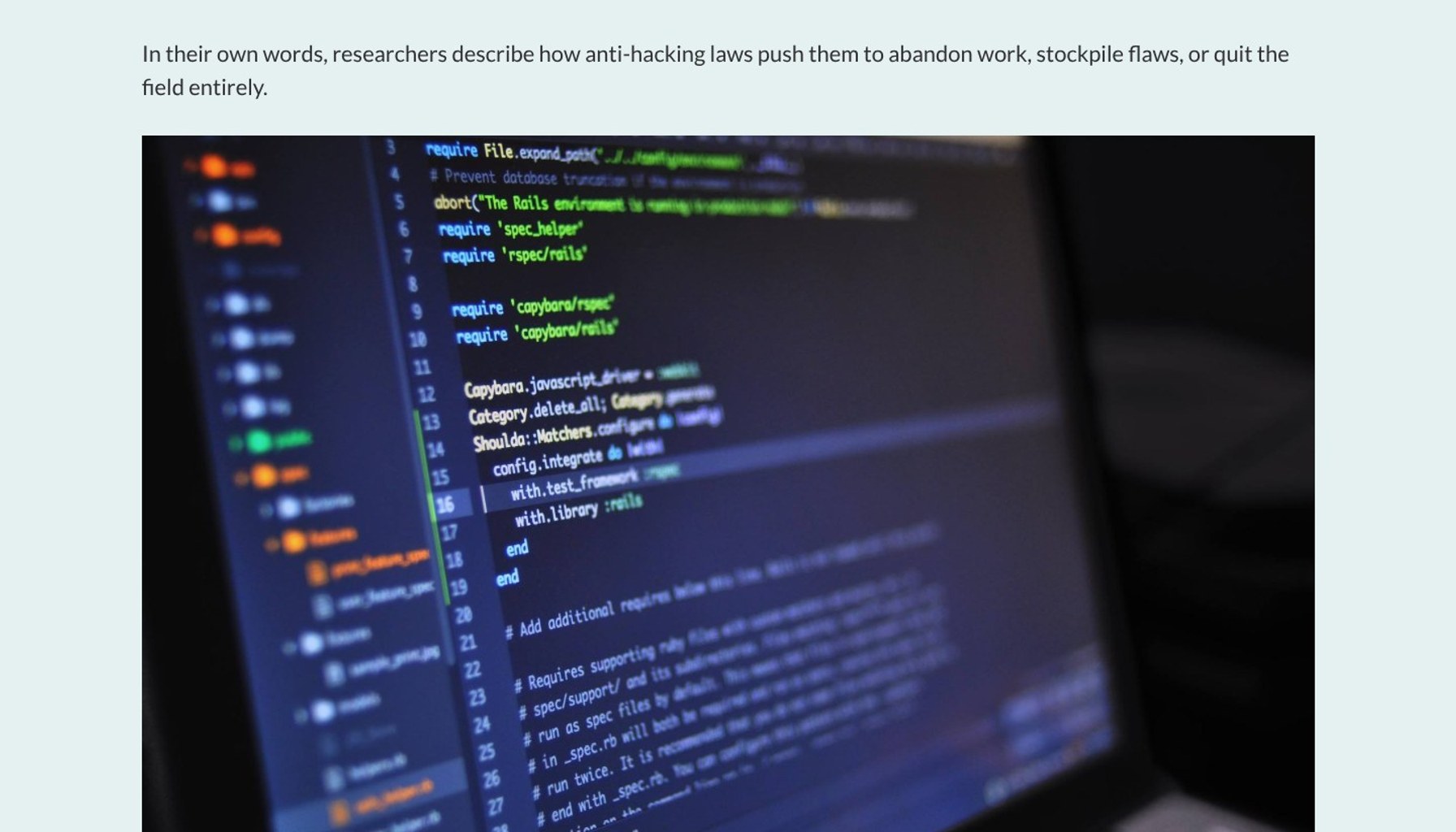 Legal Ambiguity Is Pushing Security Researchers to Withhold Findings, Study Says