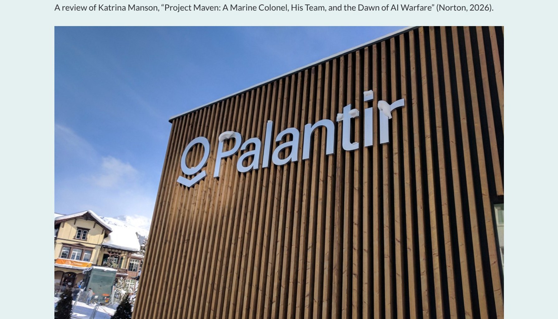Project Maven Draws New Attention as Reported 2026 Operations Surface